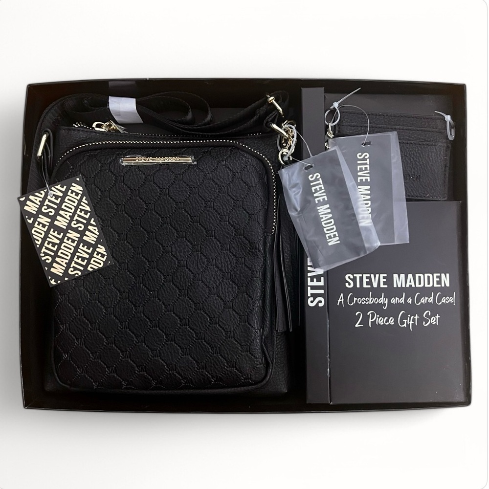 NWT! Steve Madden Crossbody & Card Case 2-Piece Gift Set